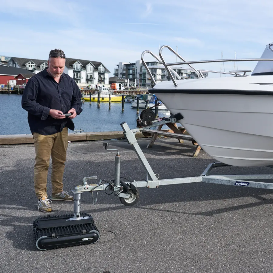 Let manøvrering af bådtrailere