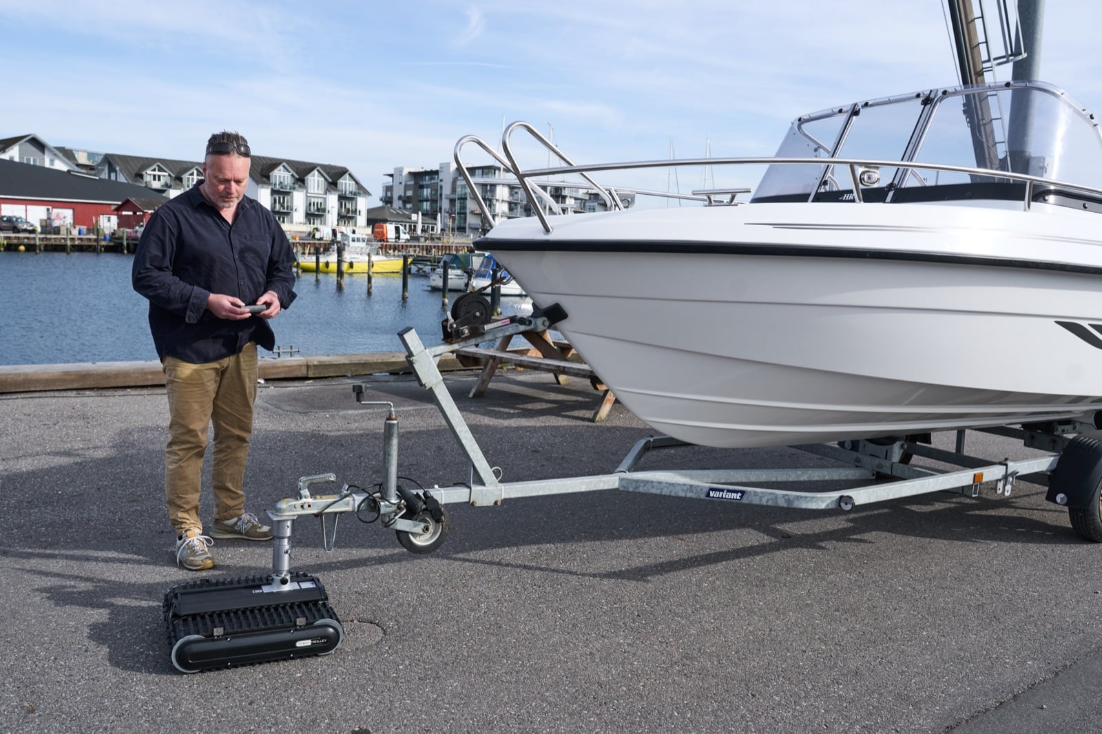 RT-1500RS med bådtrailer